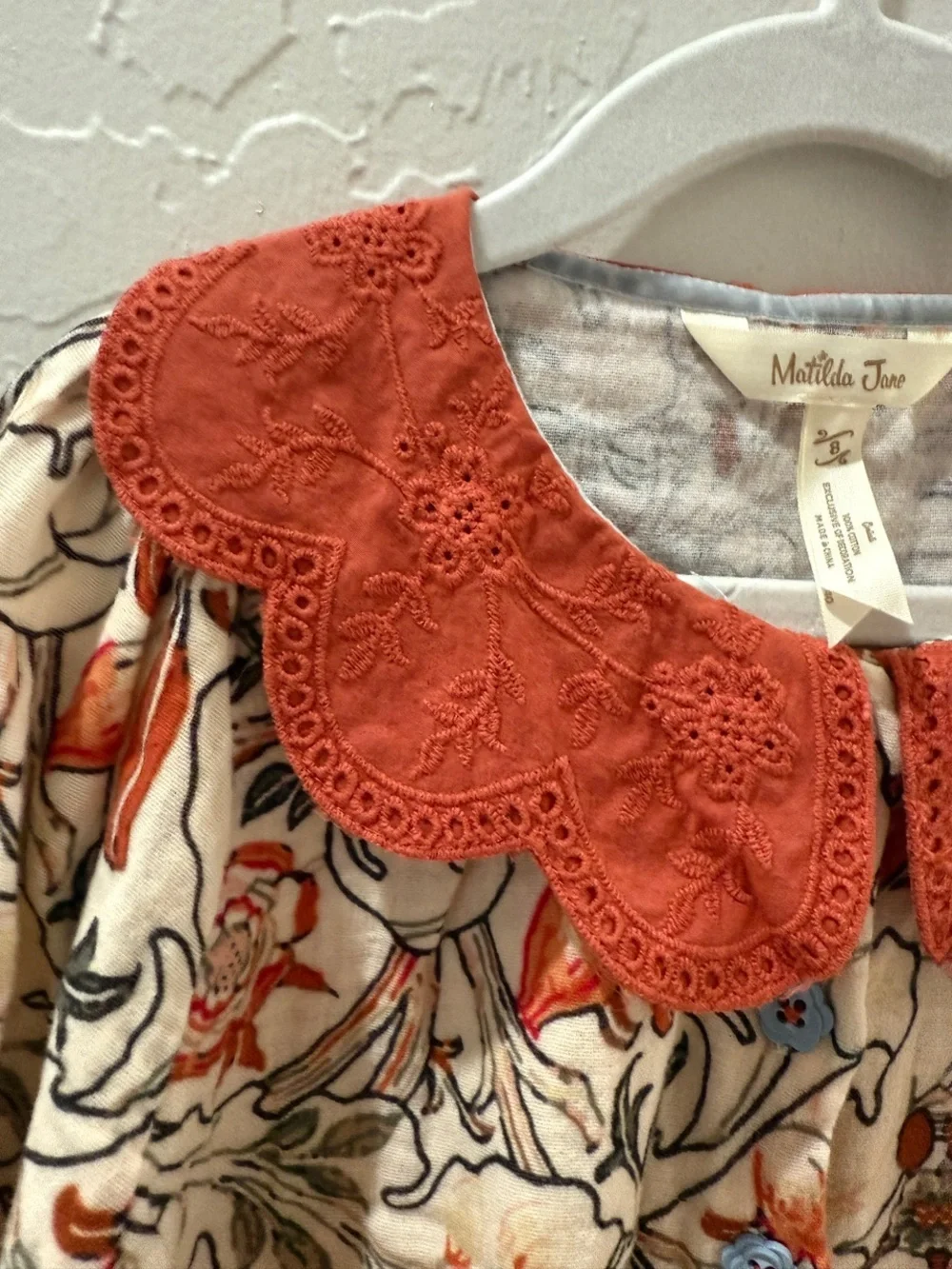 Matilda Jane Floral Meadow Brook Blouse (Size 8)